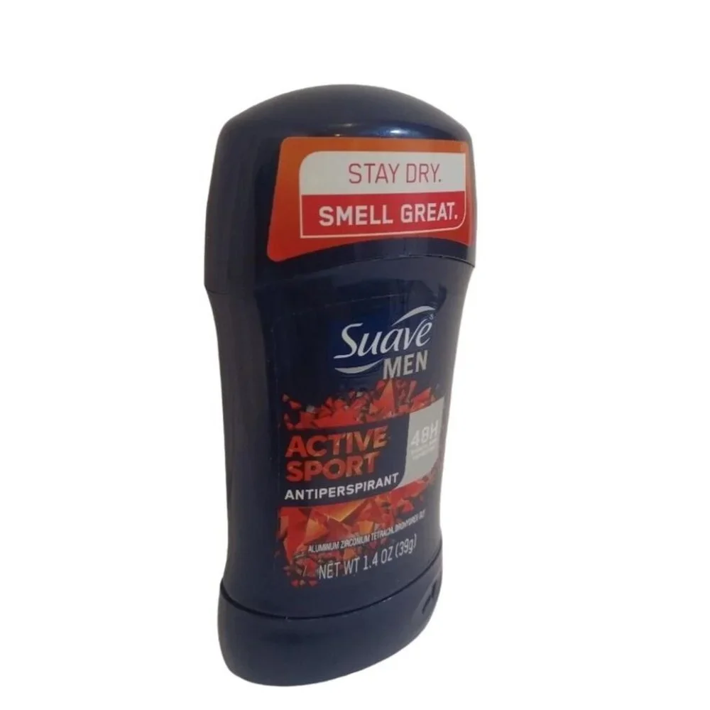 Suave Deodorant Men Invisible Solid Active Sport 48 Hour Antiperspirant 1.4 oz